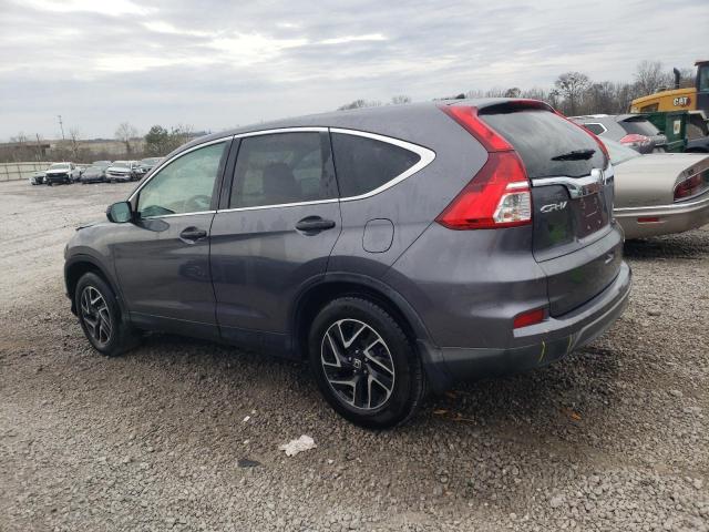 2HKRM3H49GH526340 - 2016 HONDA CR-V SE GRAY photo 2