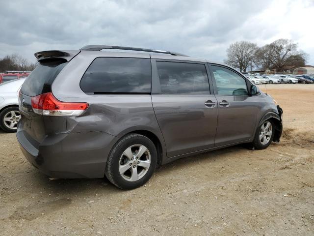 5TDKK3DC0CS206445 - 2012 TOYOTA SIENNA LE GRAY photo 3