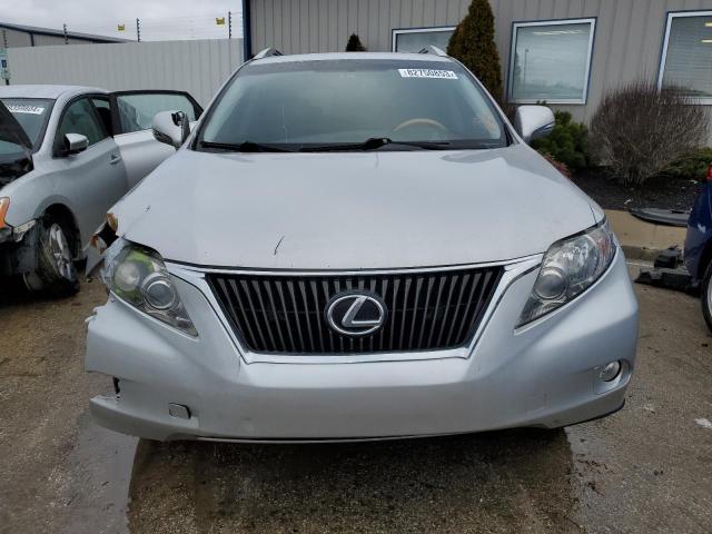 2T2BK1BA2AC017352 - 2010 LEXUS RX 350 SILVER photo 5