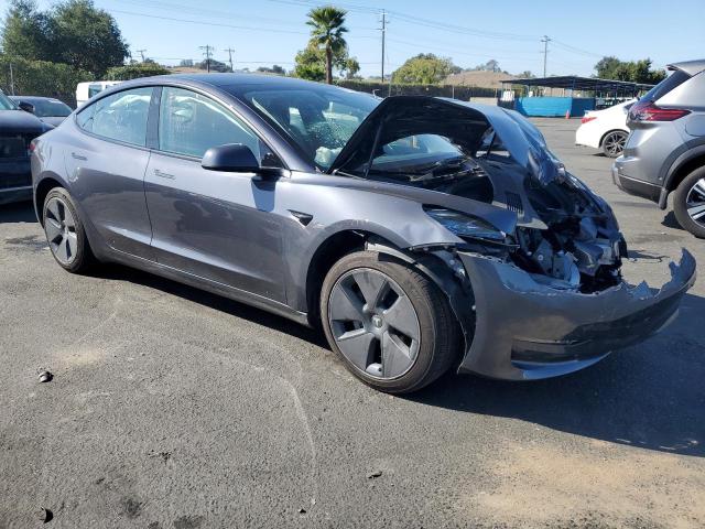 5YJ3E1EA8PF614439 - 2023 TESLA MODEL 3 Grafitowy zdjęcie 4