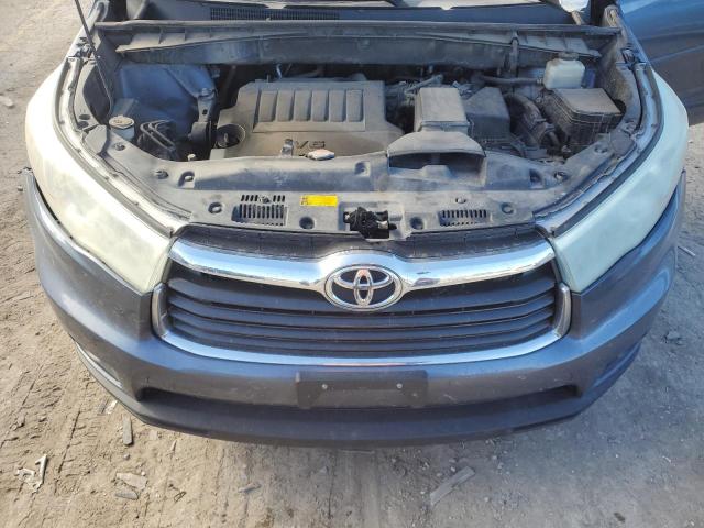 5TDJKRFH0GS228426 - 2016 TOYOTA HIGHLANDER XLE BLUE photo 12