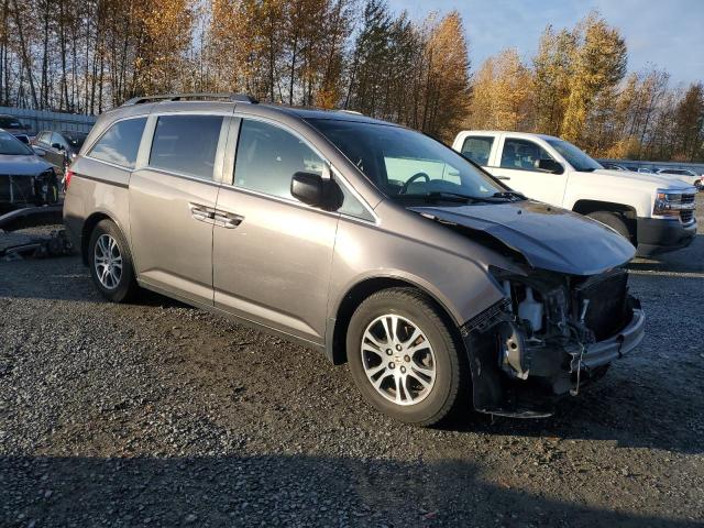 5FNRL5H62CB076023 - 2012 HONDA ODYSSEY EXL ნაცრისფერი ფოტო 4