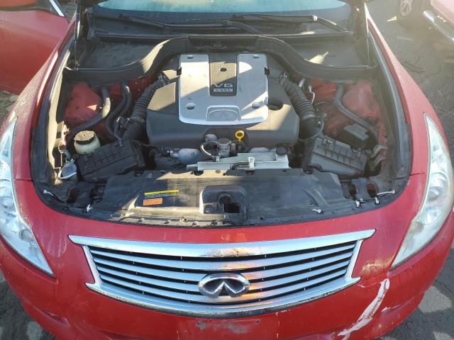 JN1CV6AP8CM626781 - 2012 INFINITI G37 BASE RED photo 11