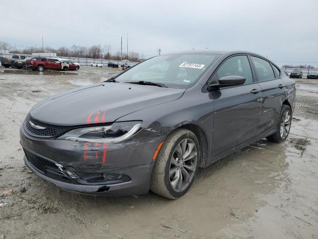 1C3CCCBBXFN647963 - 2015 CHRYSLER 200 S GRAY photo 1