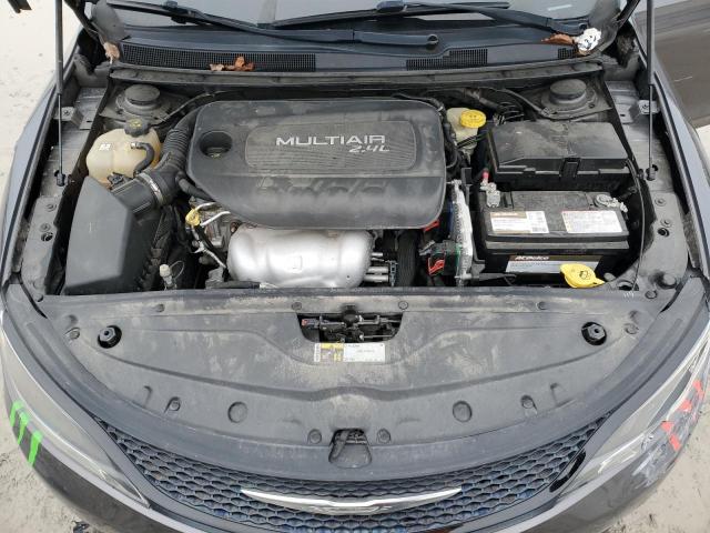 1C3CCCBBXFN647963 - 2015 CHRYSLER 200 S GRAY photo 11