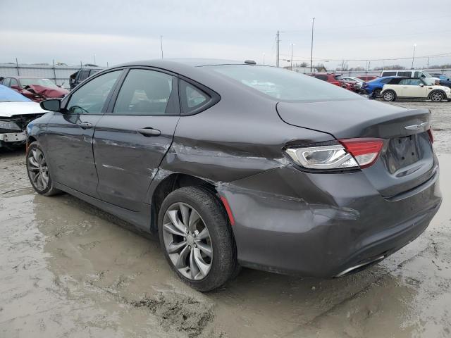 1C3CCCBBXFN647963 - 2015 CHRYSLER 200 S GRAY photo 2