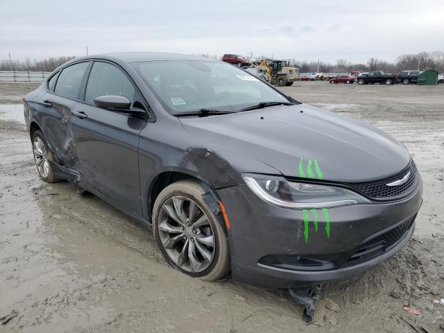 1C3CCCBBXFN647963 - 2015 CHRYSLER 200 S GRAY photo 4