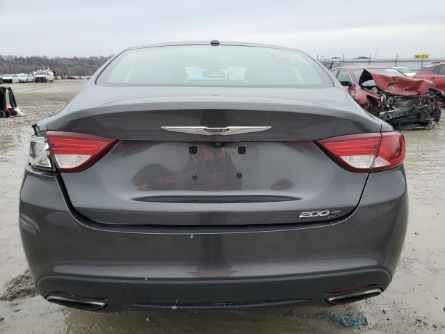 1C3CCCBBXFN647963 - 2015 CHRYSLER 200 S GRAY photo 6