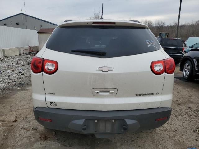 1GNKVGED0CJ222462 - 2012 CHEVROLET TRAVERSE LT WHITE photo 6