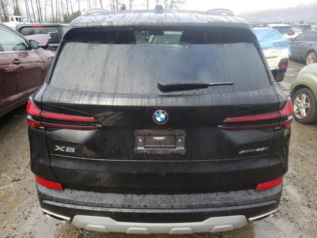 5UX23EU04R9S52817 - 2024 BMW X5 XDRIVE40I BLACK photo 6