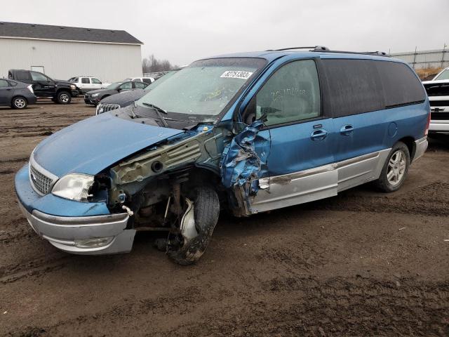 2FMZA53463BB59913 - 2003 FORD WINDSTAR SEL BLUE photo 1