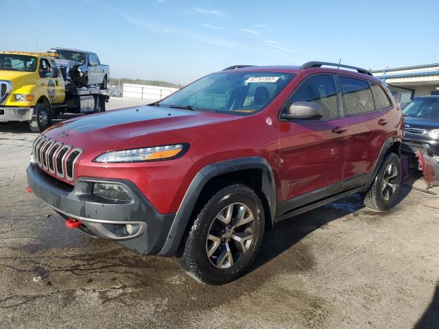 1C4PJMBS9GW277478 - 2016 JEEP CHEROKEE TRAILHAWK BURGUNDY photo 1