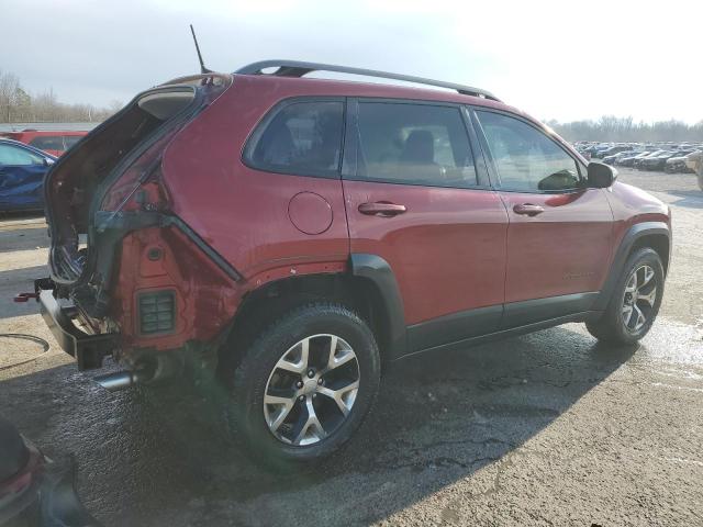 1C4PJMBS9GW277478 - 2016 JEEP CHEROKEE TRAILHAWK BURGUNDY photo 3