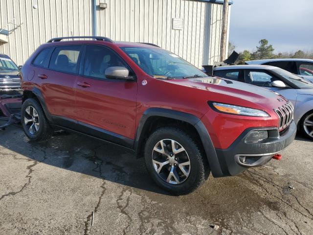 1C4PJMBS9GW277478 - 2016 JEEP CHEROKEE TRAILHAWK BURGUNDY photo 4