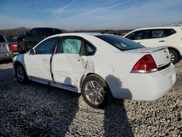 2G1WB5EK4A1173210 - 2010 CHEVROLET IMPALA LT WHITE photo 2