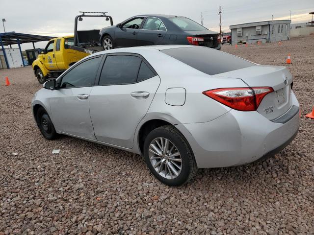 5YFBURHE0FP257868 - 2015 TOYOTA COROLLA L SILVER photo 2