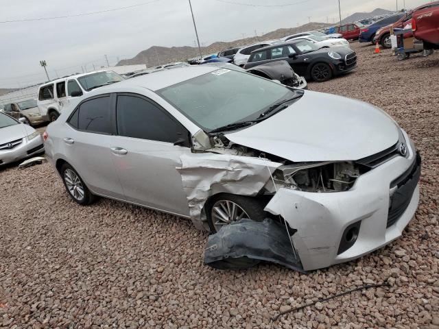 5YFBURHE0FP257868 - 2015 TOYOTA COROLLA L SILVER photo 4