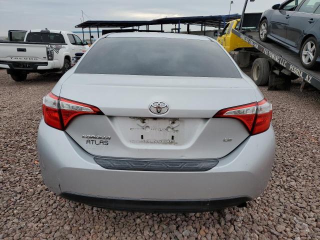 5YFBURHE0FP257868 - 2015 TOYOTA COROLLA L SILVER photo 6