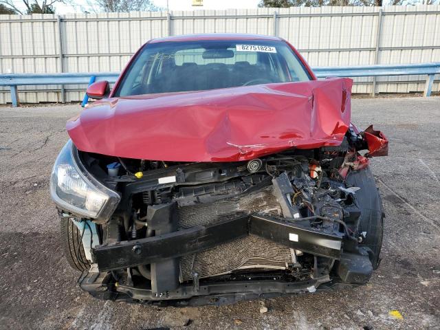 3KPA24AB7KE188001 - 2019 KIA RIO S RED photo 5