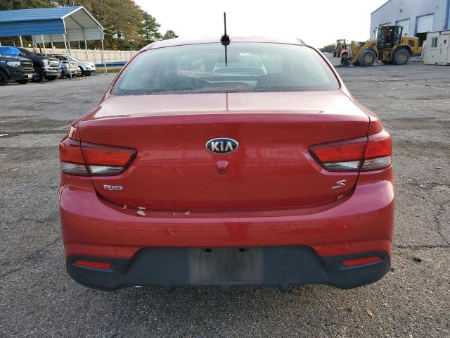 3KPA24AB7KE188001 - 2019 KIA RIO S RED photo 6