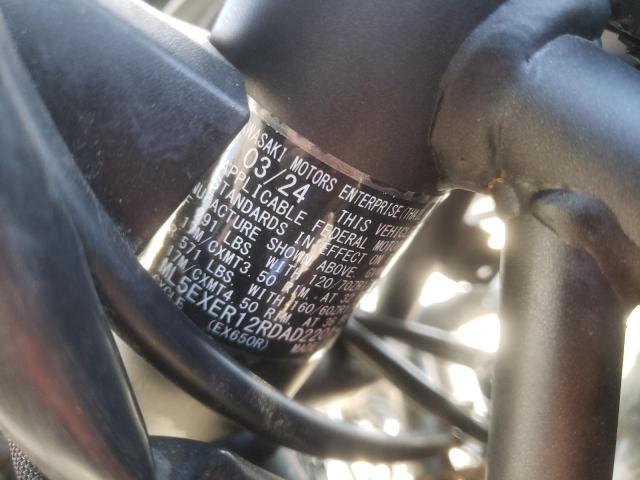 ML5EXER12RDAD2201 - 2024 KAWASAKI EX650 R GREEN photo 9