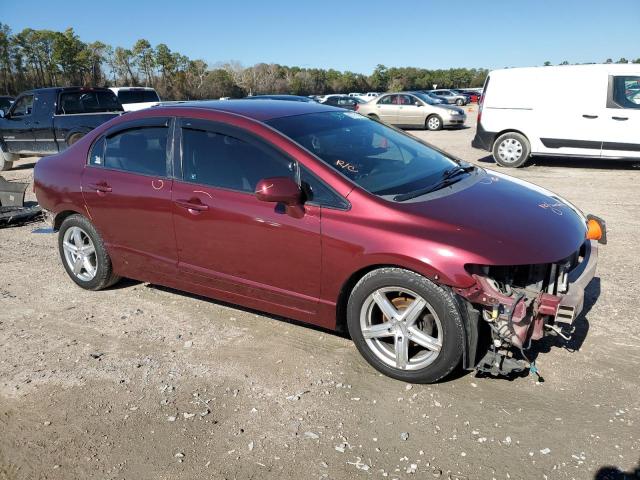 2HGFA16529H343564 - 2009 HONDA CIVIC LX BURGUNDY photo 4