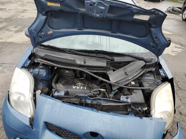 JTDKT903795233758 - 2009 TOYOTA YARIS BLUE photo 11