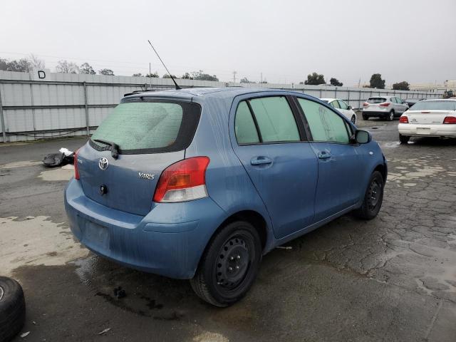 JTDKT903795233758 - 2009 TOYOTA YARIS BLUE photo 3