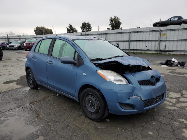 JTDKT903795233758 - 2009 TOYOTA YARIS BLUE photo 4