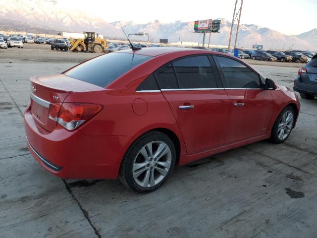 1G1PH5SC6C7277204 - 2012 CHEVROLET CRUZE LTZ RED photo 3