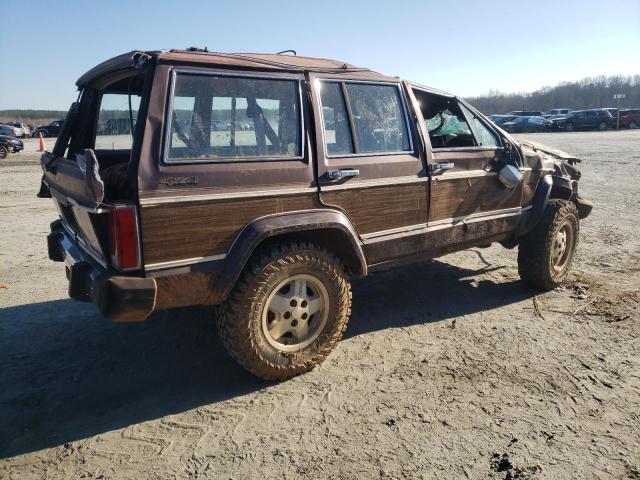 1J4FN78L9LL177887 - 1990 JEEP WAGONEER LIMITED MAROON photo 3