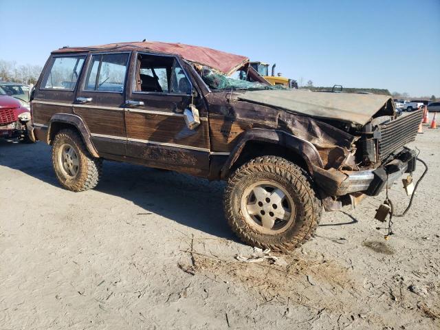 1J4FN78L9LL177887 - 1990 JEEP WAGONEER LIMITED MAROON photo 4