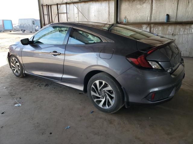 2HGFC4B60LH304554 - 2020 HONDA CIVIC LX GRAY photo 2