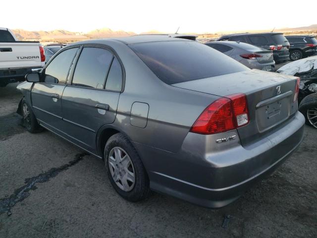 1HGES16365L010935 - 2005 HONDA CIVIC DX VP SILVER photo 2