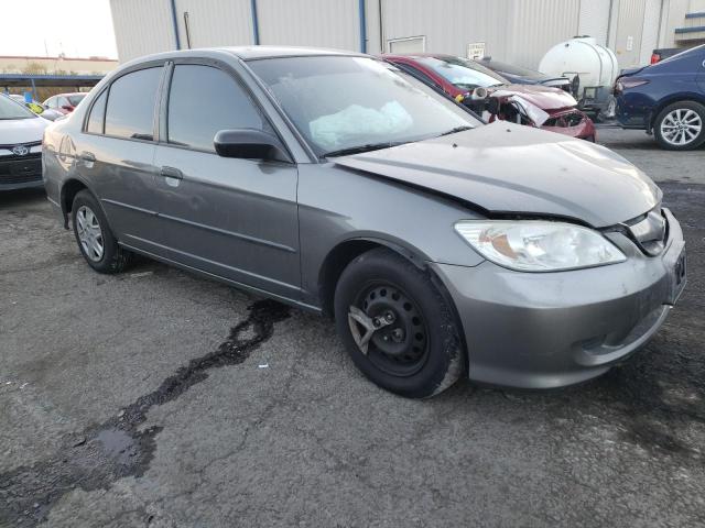 1HGES16365L010935 - 2005 HONDA CIVIC DX VP SILVER photo 4