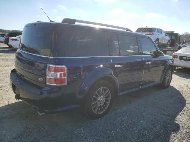 2FMGK5C80GBA20034 - 2016 FORD FLEX SEL BLUE photo 3