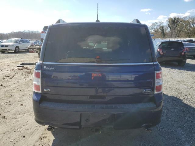 2FMGK5C80GBA20034 - 2016 FORD FLEX SEL BLUE photo 6