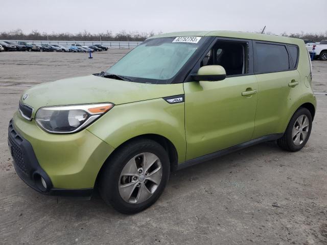 KNDJN2A25F7802917 - 2015 KIA SOUL GREEN photo 1