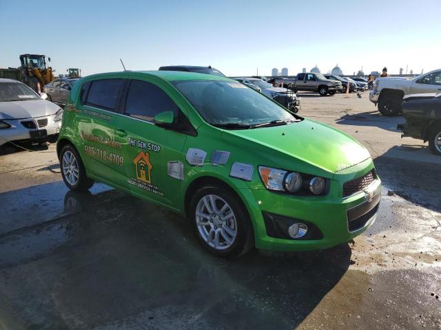 1G1JC6SH6F4142543 - 2015 CHEVROLET SONIC LT GREEN photo 4