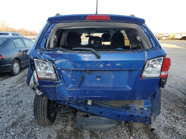 3C4PDCAB9FT588304 - 2015 DODGE JOURNEY SE BLUE photo 6