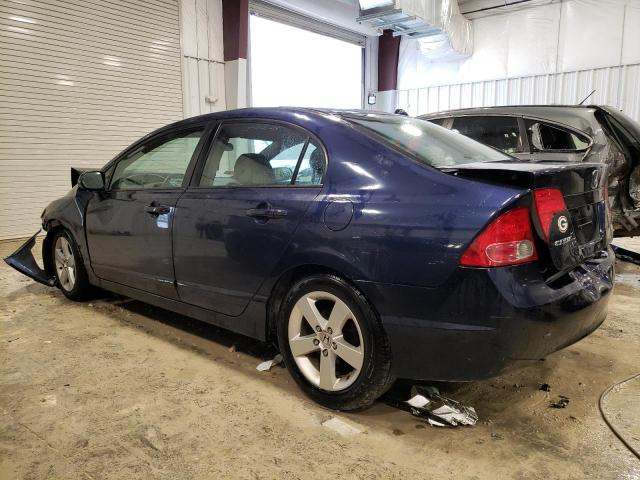 1HGFA16827L092071 - 2007 HONDA CIVIC EX BLUE photo 2