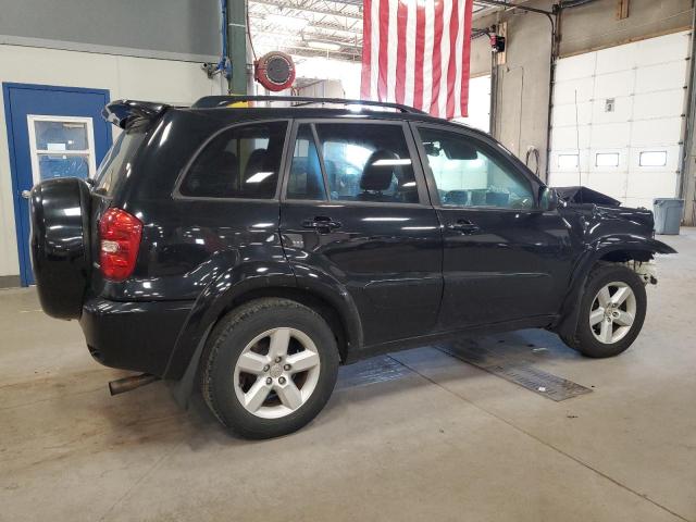 JTEHD20V246018996 - 2004 TOYOTA RAV4 BLACK photo 3