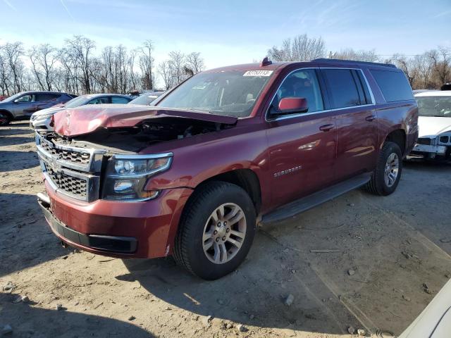 1GNSKHKC0GR144122 - 2016 CHEVROLET SUBURBAN K1500 LT MAROON photo 1