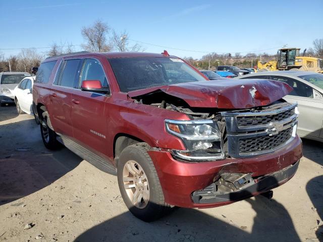 1GNSKHKC0GR144122 - 2016 CHEVROLET SUBURBAN K1500 LT MAROON photo 4