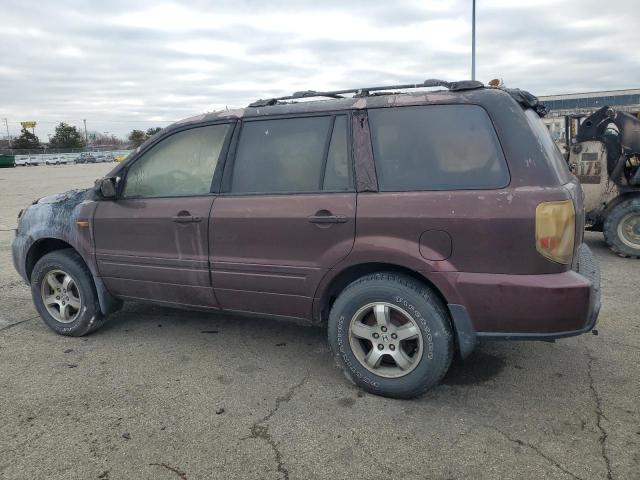 5FNYF18548B000779 - 2008 HONDA PILOT EXL PURPLE photo 2