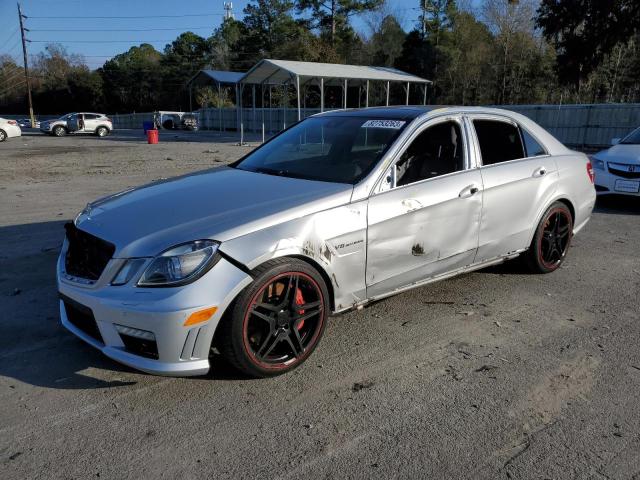 WDDHF7EB6CA641694 - 2012 MERCEDES-BENZ E 63 AMG SILVER photo 1