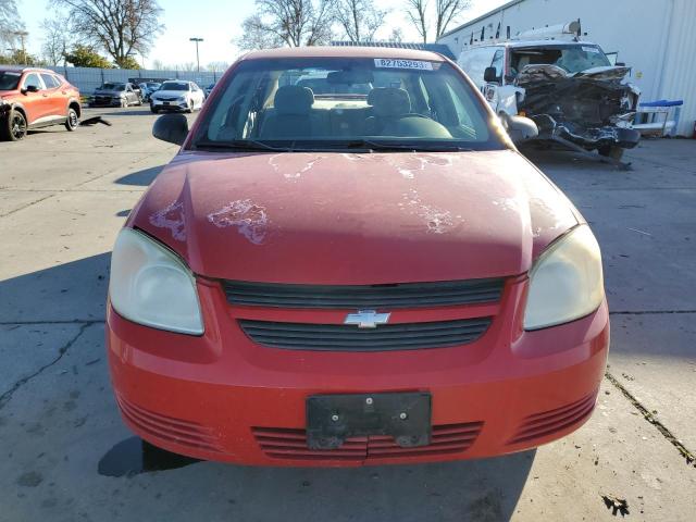 1G1AK55F577207339 - 2007 CHEVROLET COBALT LS RED photo 5