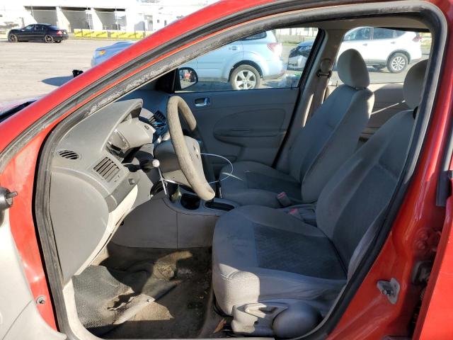 1G1AK55F577207339 - 2007 CHEVROLET COBALT LS RED photo 7