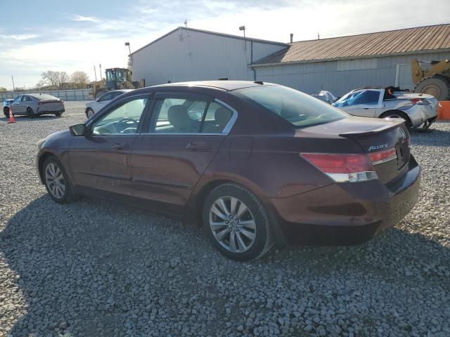 1HGCP2F86BA103228 - 2011 HONDA ACCORD EXL წითელი ფოტო 2