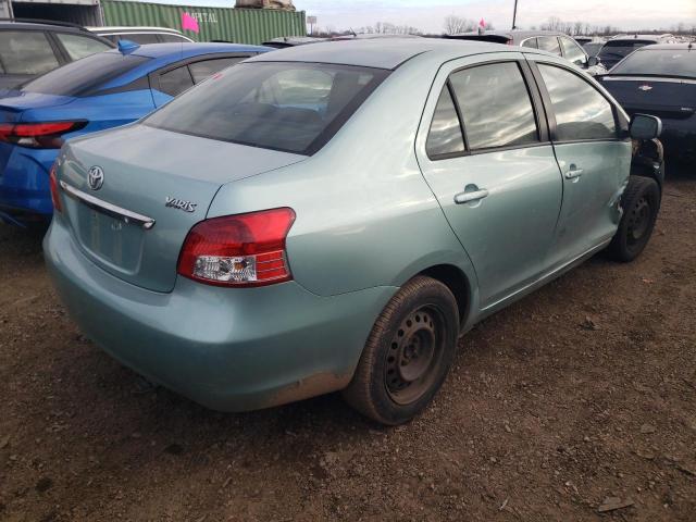 JTDBT923084017848 - 2008 TOYOTA YARIS TEAL photo 3